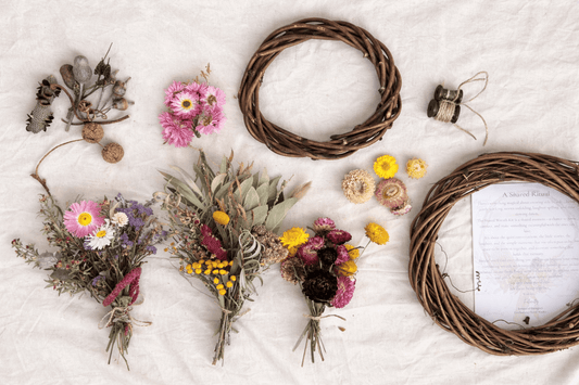 A Circle Shared - Wreath Kit for Two - Everlasting Floral Studio