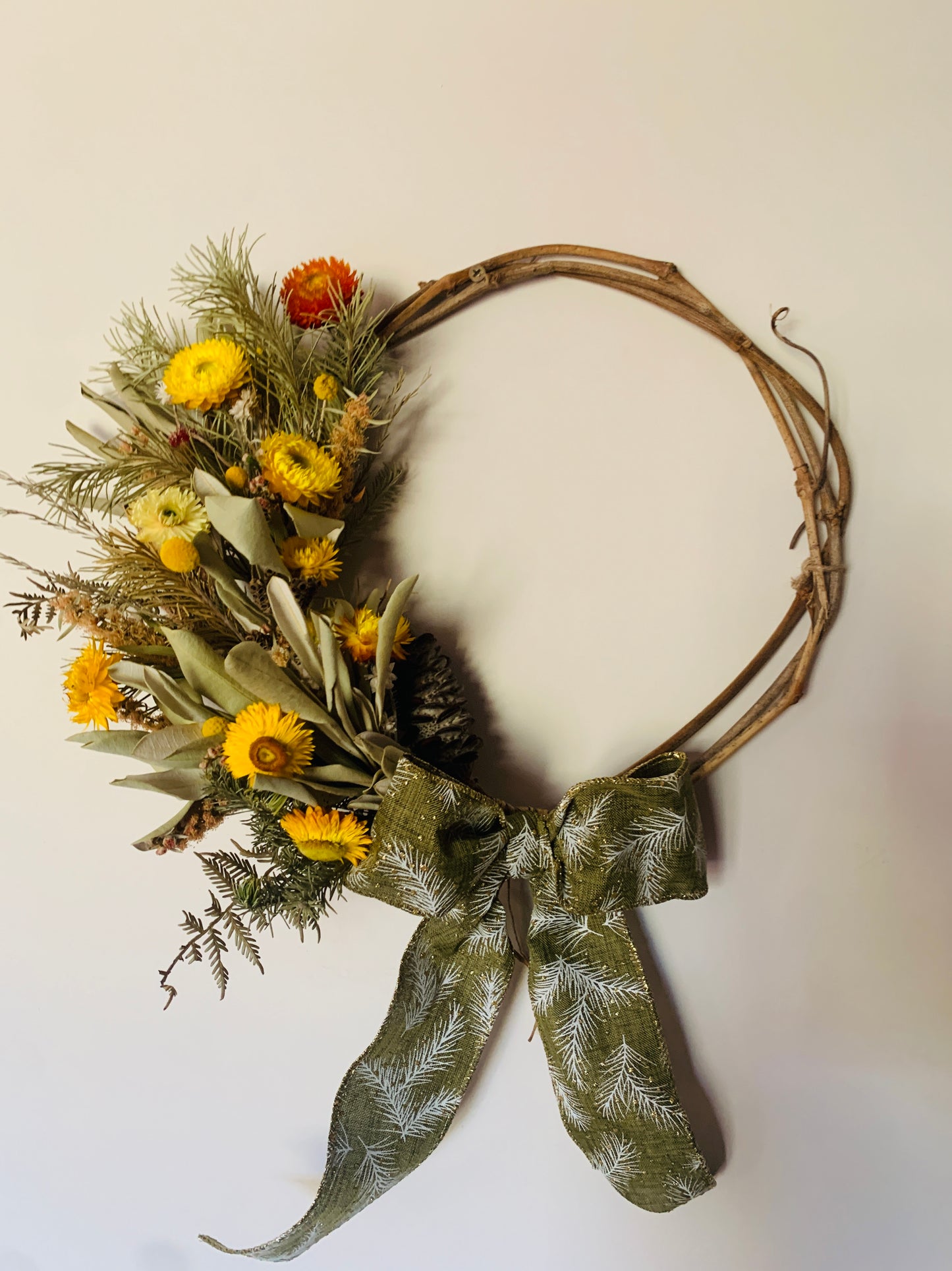 Dried Flower Wreath - Australian Bush Theme