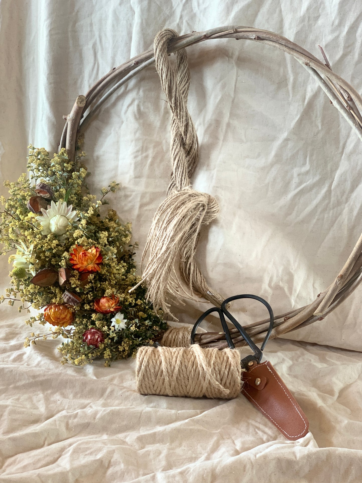 Dried Flower Wreath - Australian Bush Theme