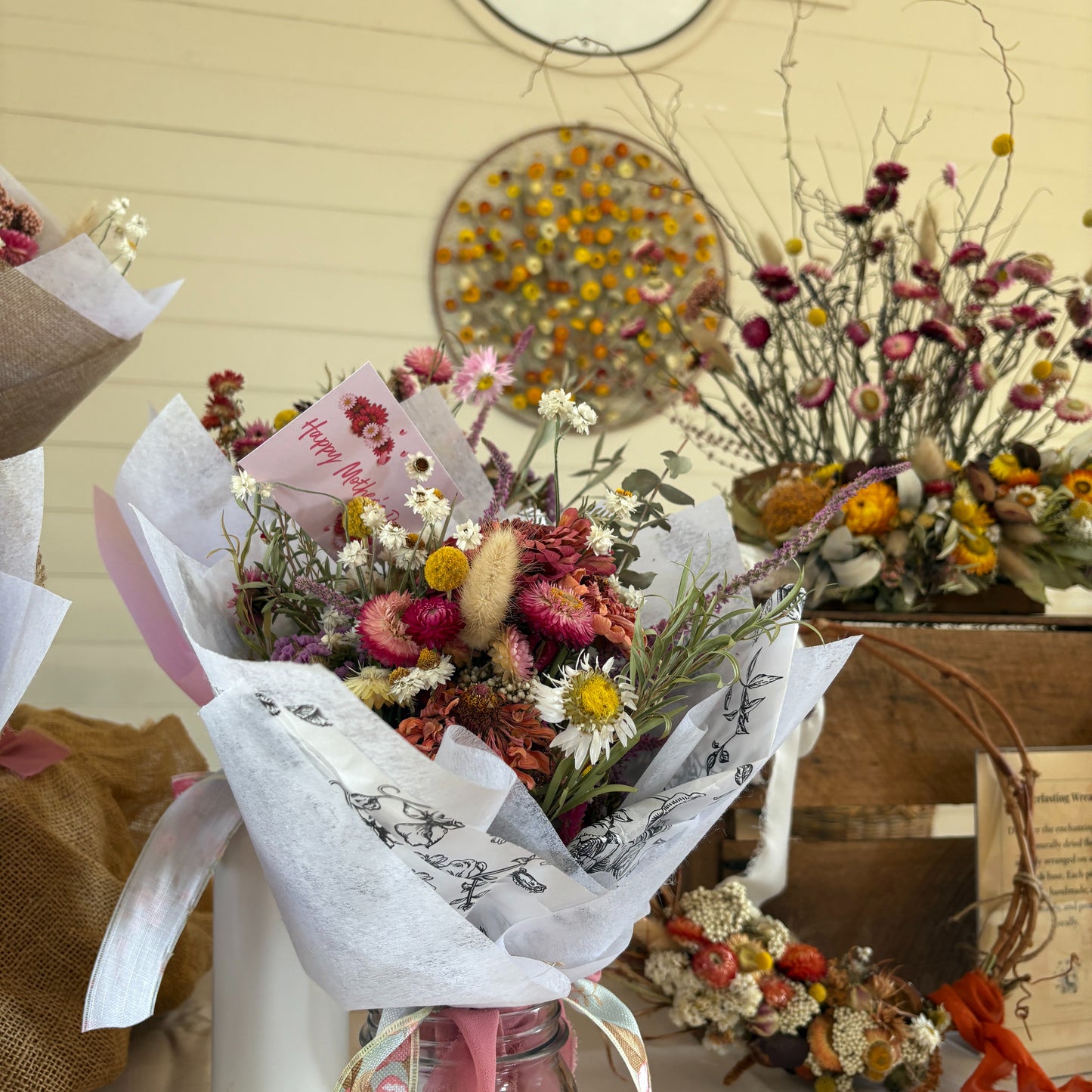 Dried Flower Panels - Custom Made