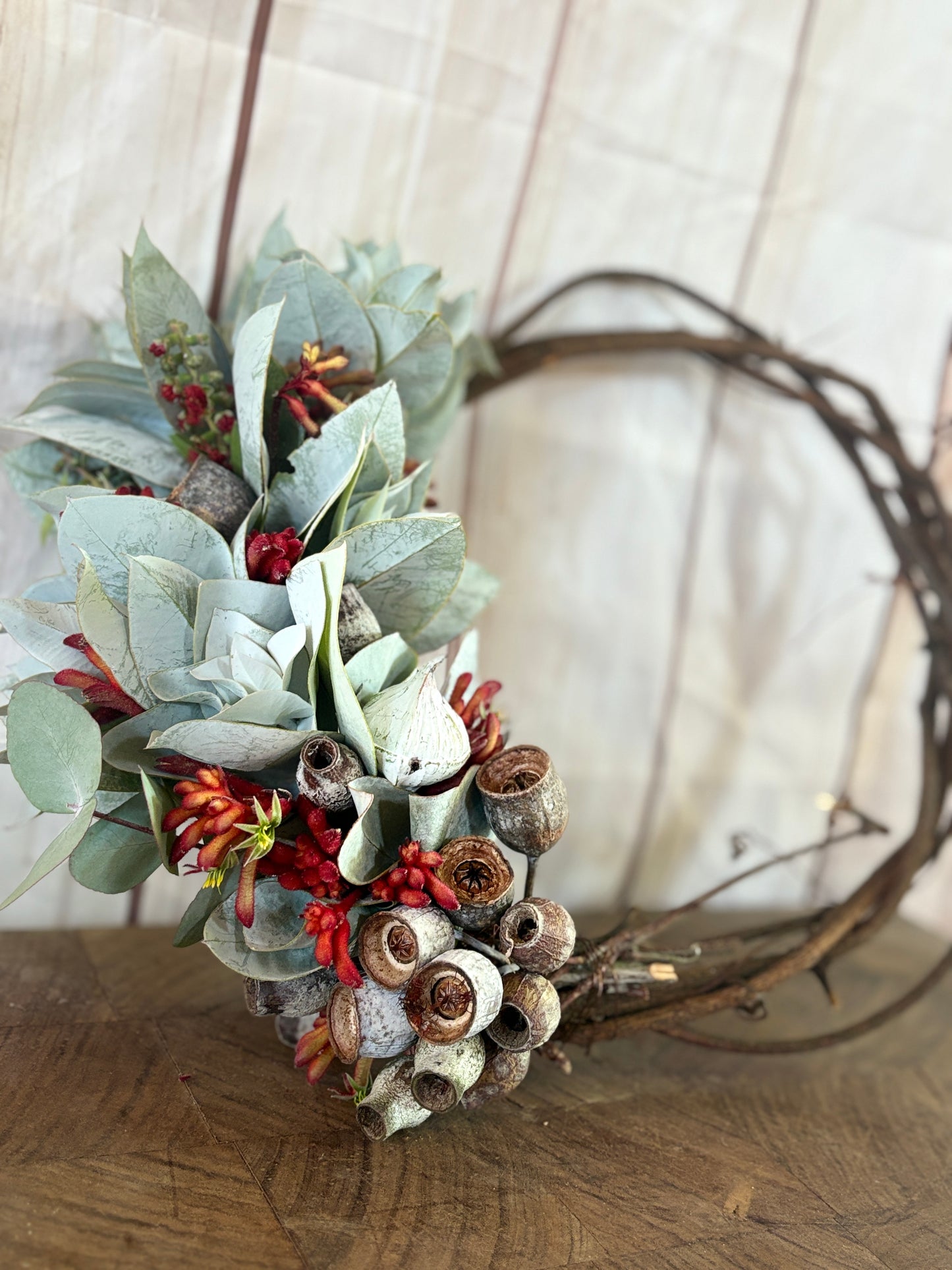 Summer Wild Flower Series - Bushfire Red