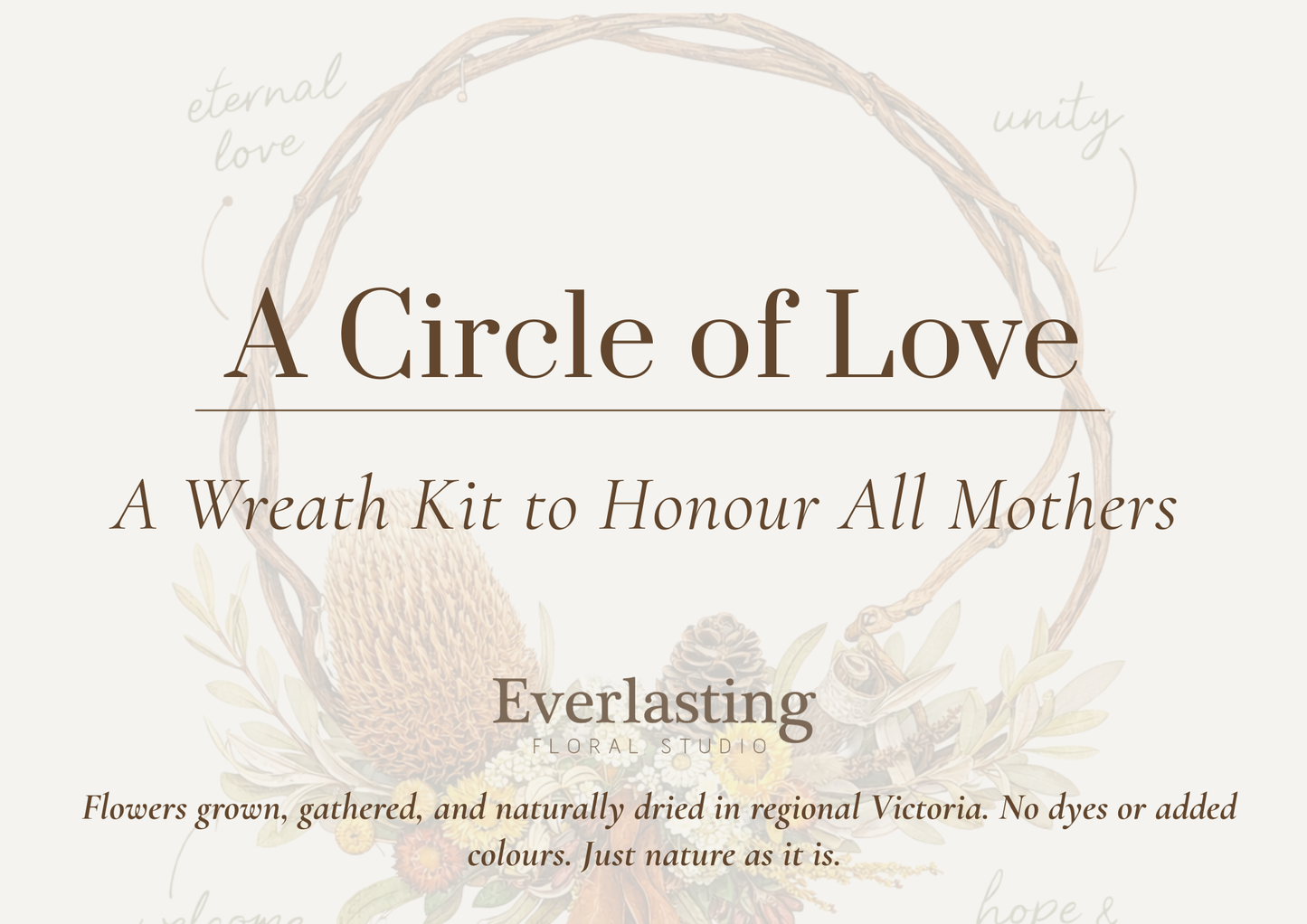Circle ofLove -  A Wreath Kit to Honour All Mother's