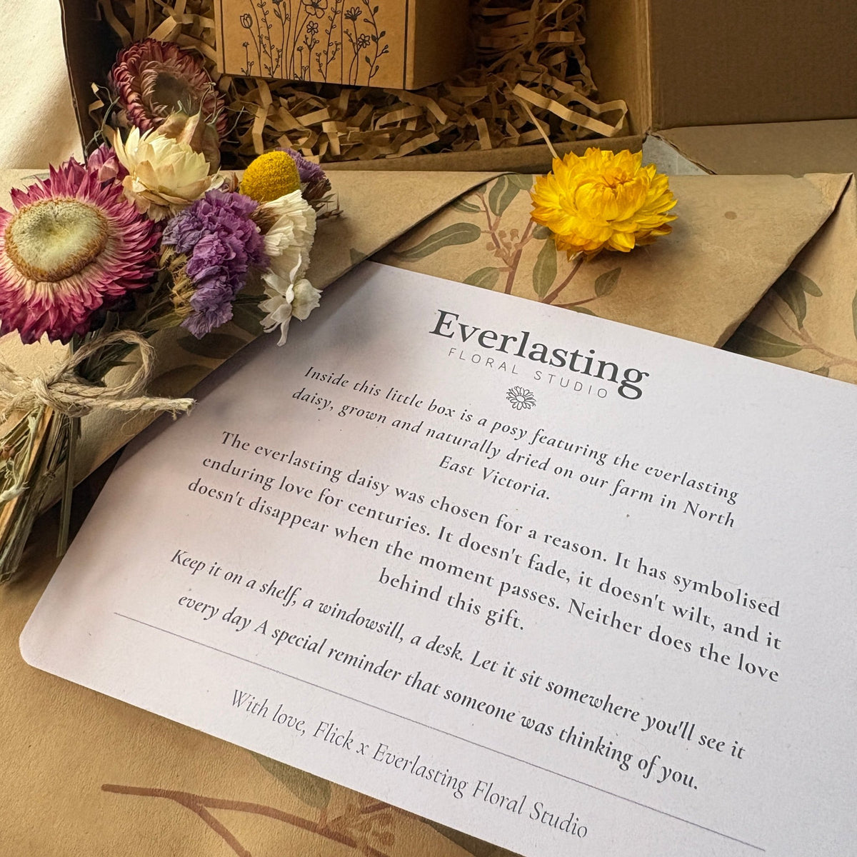 Just Because — You deserve this - Everlasting Floral Studio