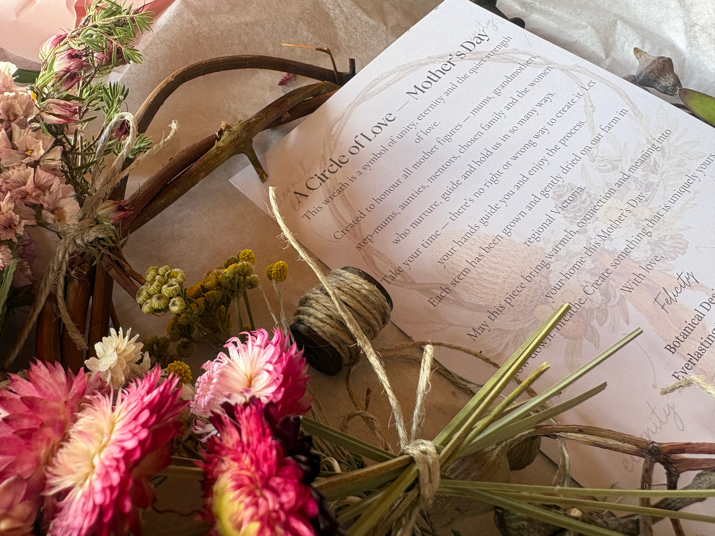 Circle ofLove -  A Wreath Kit to Honour All Mother's