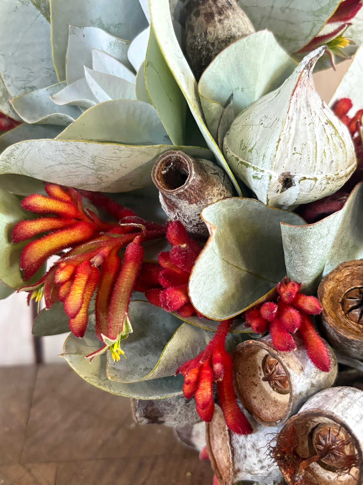 Summer Wild Flower Series - Bushfire Red