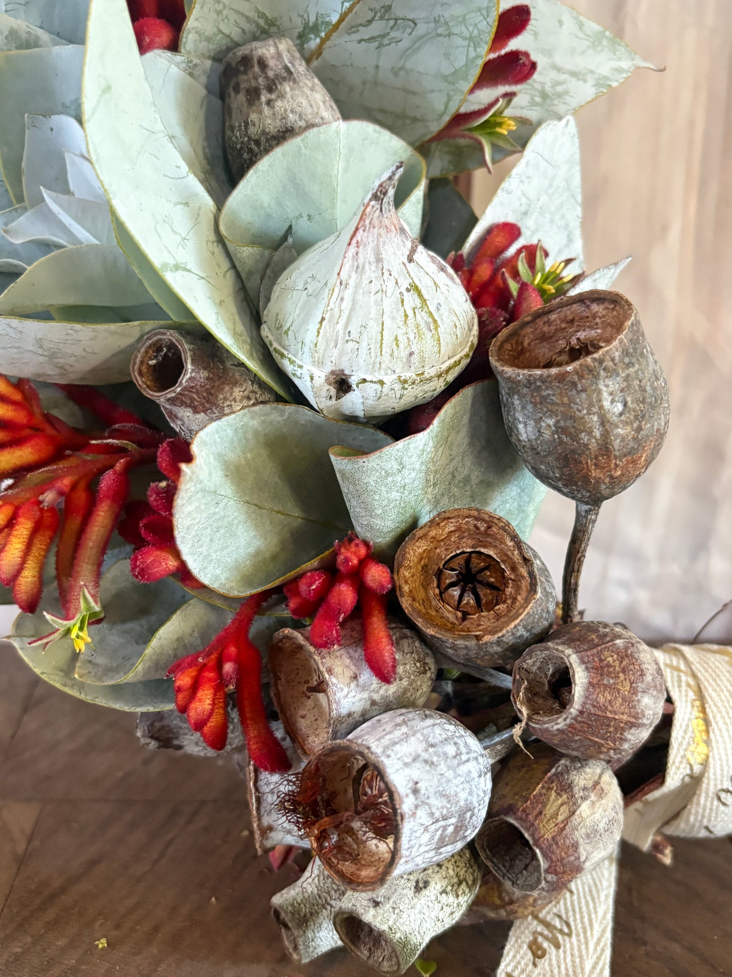 Summer Wild Flower Series - Bushfire Red