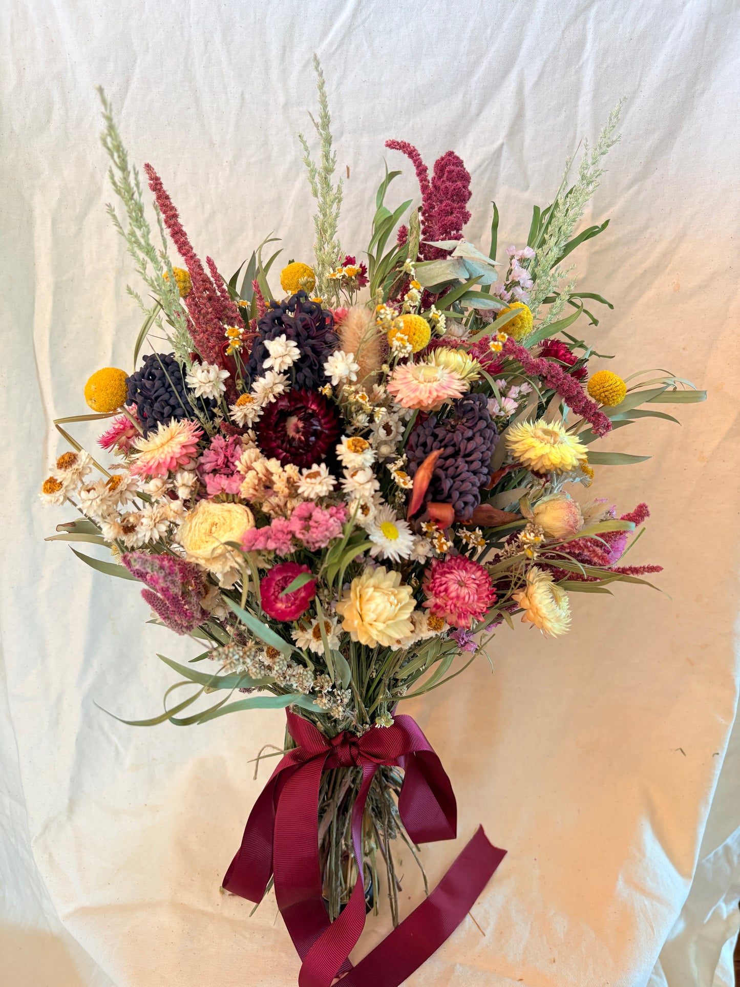 Everlasting Valentine – Naturally Dried Flower Bouquet