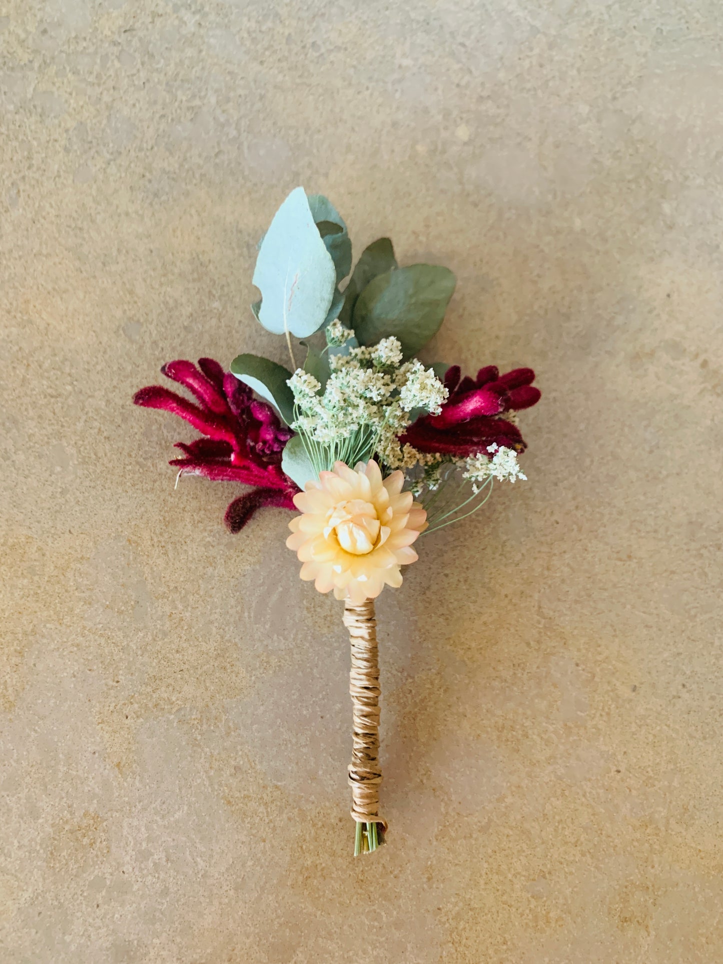 Dried Flower Buttonhole/ Corsage Floral Decorations