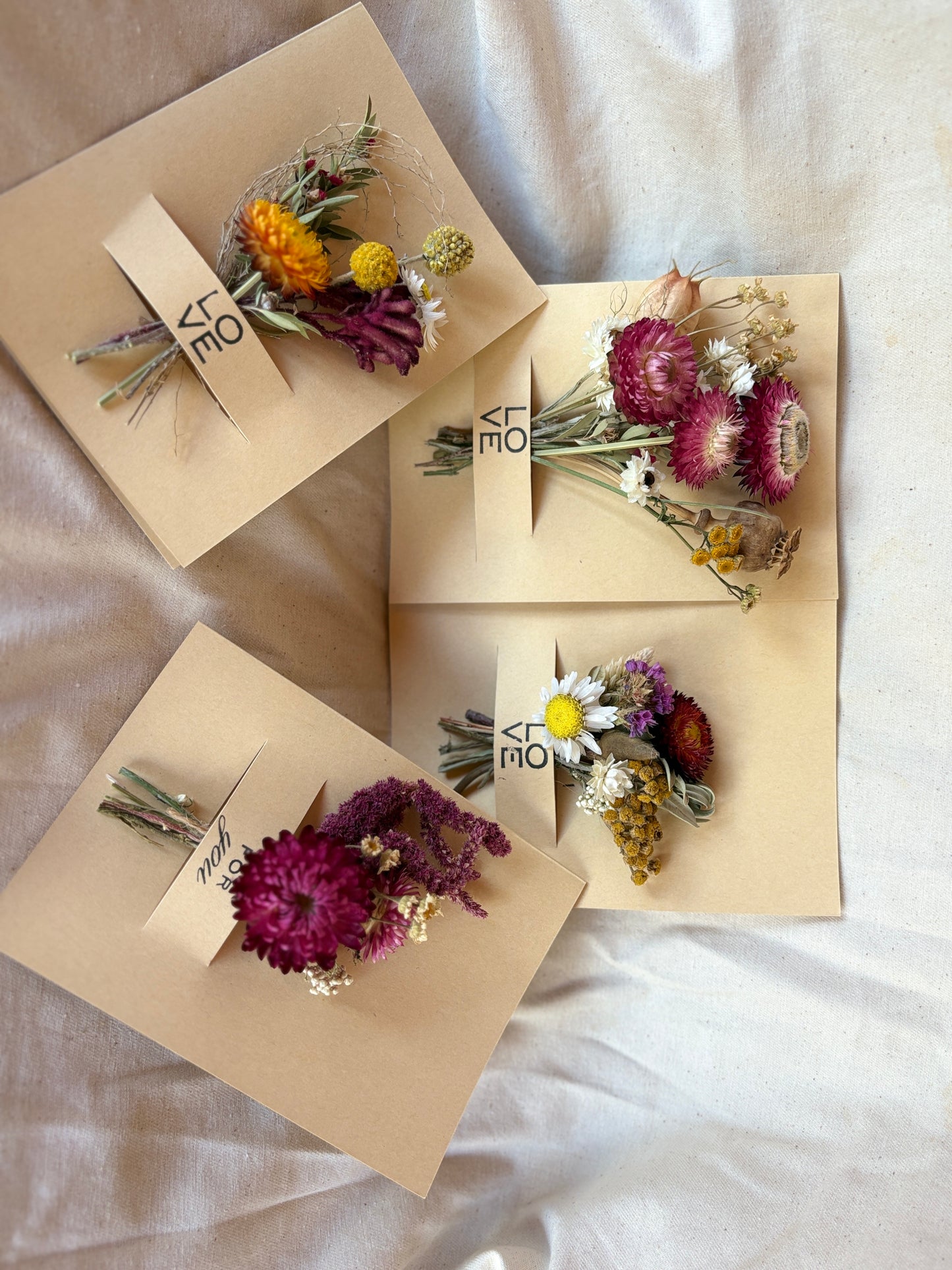 Mini Bouquet Gift Cards