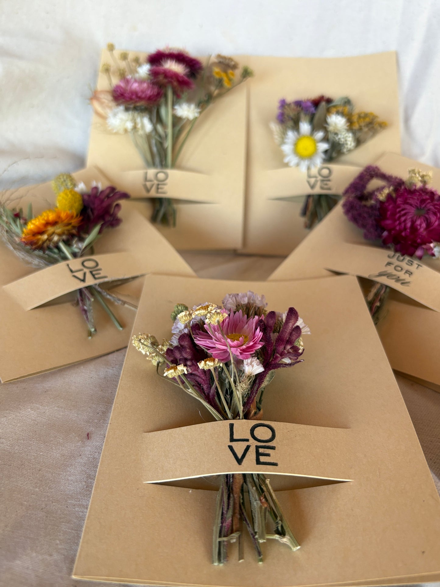 Mini Bouquet Gift Cards