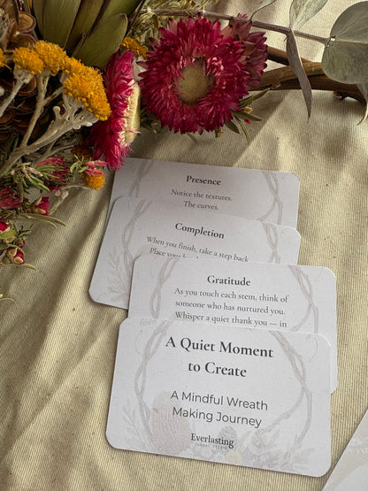 everlasting daisies with mindfullness relaxation cards 