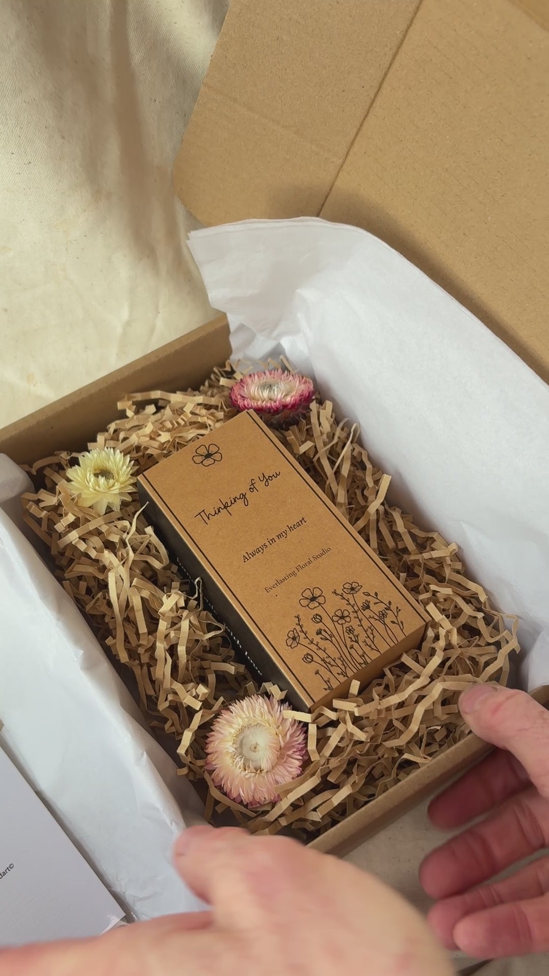Gift box packaged in a box